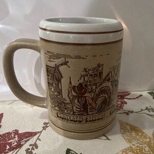 Universal Studios Tan and Brown Souvenir Mug